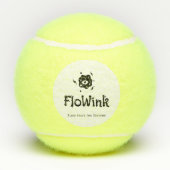 Funny Goofy Face Tennisbälle (Rückseite)