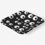 Funny googling eyes pappteller (Gewinkelt)