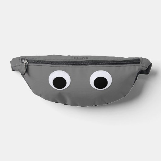Funny Googly Eyes Custom Gray Bauchtasche (Ablage )