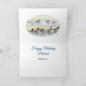 Funny Goose Bumpely Phantastischer Vater Geburtsta Karte (Innenseite)