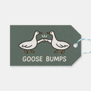 Funny Goose Bumps Cartoon   Faustgeflügel Geschenkanhänger