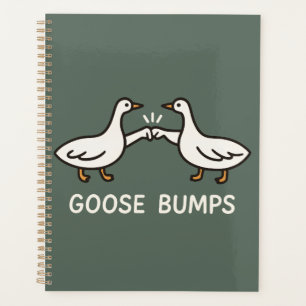 Funny Goose Bumps Cartoon Faustgeflügel Planer