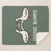 Funny Goose Bumps Cartoon | Faustgeflügel Sherpadecke (Vorderseite (Horizontal))