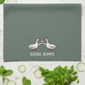 Funny Goose Bumps Cartoon Geschirrtuch (Gefaltet)
