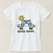 Funny Goose Bumps; Cute Summer with Geese T-Shirt (Design vorne)