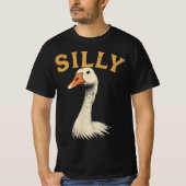 Funny Goose Graphic Tee – Silly Goose (Vorderseite)