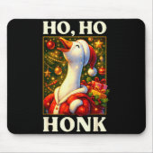 Funny Goose Ho Ho Honk Christmas Outfit For Men Wo Mousepad (Vorne)