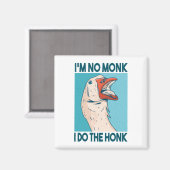 Funny Goose Honk Bird Magnet (Vorderseite/Rückseite)