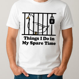 Funny Goose Meme Sarcastic Spaß für Gänseleber T-Shirt