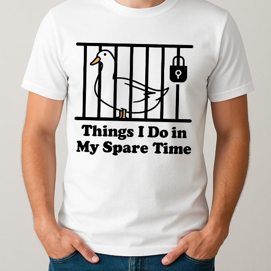 Funny Goose Meme Sarcastic Spaß für Gänseleber T-Shirt