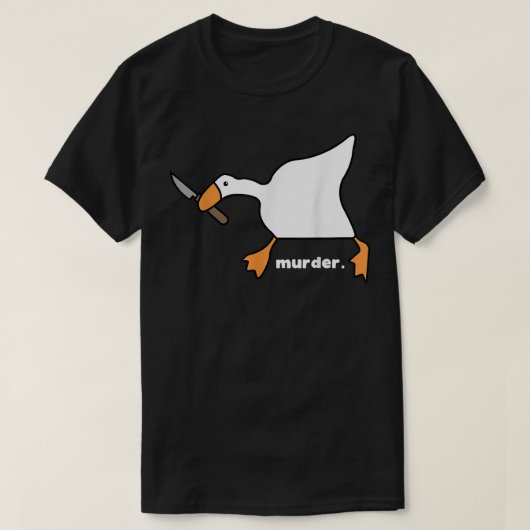 Funny Goose Murder  T-Shirt (Design vorne)