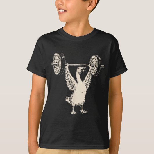 Funny Goose Muscle Mommy Gym Pump Cover Weights Fi T-Shirt (Vorderseite)