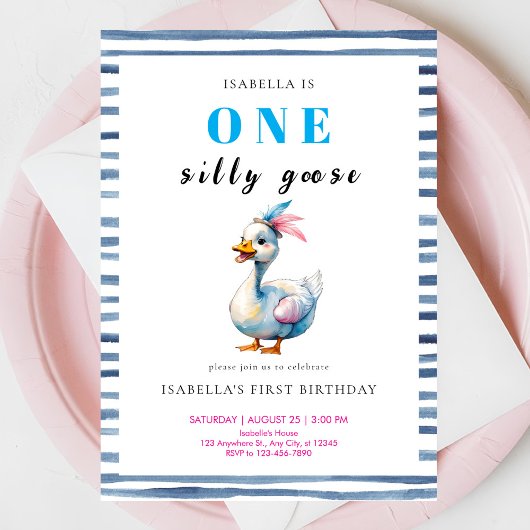 Funny Goose Party Einladung