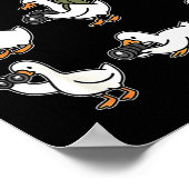 Funny Goose Photographer Photography Camera Photo Poster (Ecke)