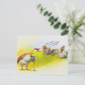 Funny Goose Postkarte (Stehend Vorderseite)