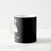 Funny Goose Pregnancy Pregnant Announcement To Hus Kaffeetasse (Vorderseite Links)