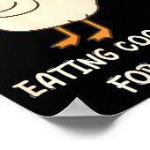 Funny Goose Pregnancy Pregnant Announcement To Hus Poster (Ecke)