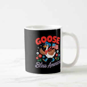 Funny Goose segess America Independence Day Patrio Kaffeetasse