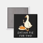 Funny Goose Thanksgiving Couples Pregnancy Announc Magnet (Vorderseite/Rückseite)