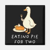 Funny Goose Thanksgiving Couples Pregnancy Announc Magnet (Vorne)