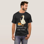 Funny Goose Thanksgiving Couples Pregnancy Announc T-Shirt (Vorne ganz)