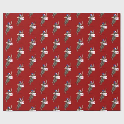 Funny GOP Elephant Geschenkpapier (Flach)