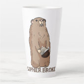 Funny Gopher Broke Milchtasse (Vorderseite)