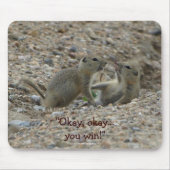 Funny Gophers, Prairie Dogs Wildlife Mousepad (Vorne)