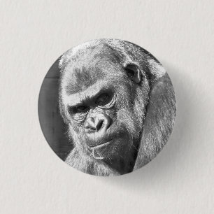 FUNNY GORILLA BUTTON