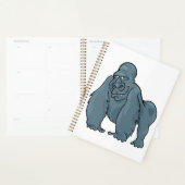 Funny Gorilla Cool Blue Ape Tierdesign Planer (Anzeige)