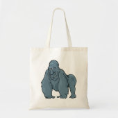 Funny Gorilla Cool Blue Ape Tierdesign Tragetasche (Vorne)