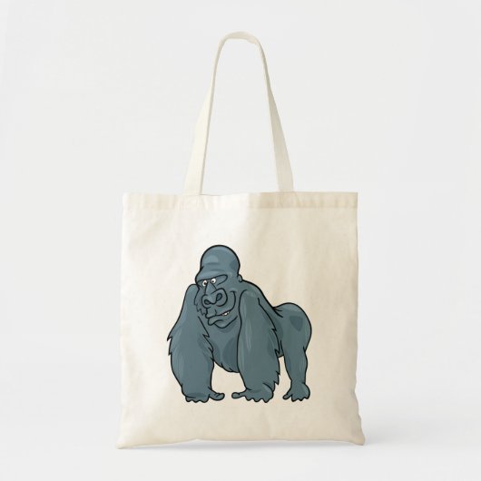 Funny Gorilla Cool Blue Ape Tierdesign Tragetasche (Vorne)