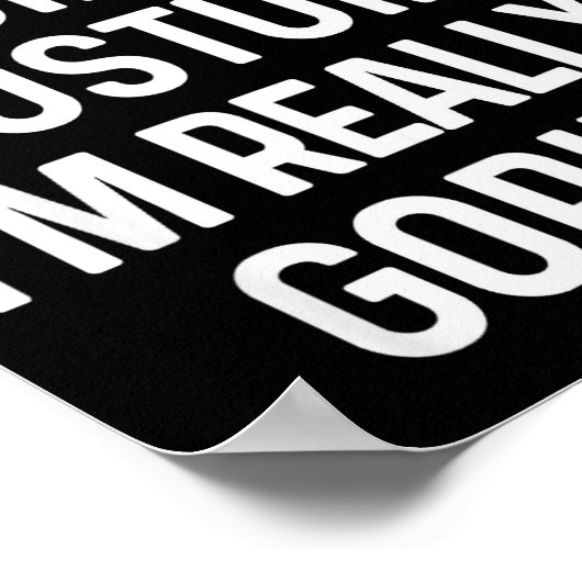 Funny Gorilla Costume Shirt Halloween Adults Kids Poster (Ecke)