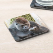 FUNNY GORILLA GETRÄNKEUNTERSETZER (Linke Seite)