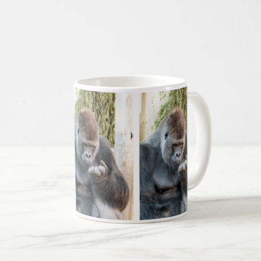 FUNNY GORILLA KAFFEETASSE (VorderseiteRechts)