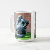 FUNNY GORILLA KAFFEETASSE (Vorderseite Links)