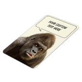 Funny Gorilla kundenspezifischer Magnet (Linke Seite)