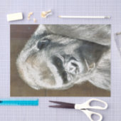 FUNNY GORILLA SEIDENPAPIER (Handwerk)