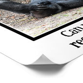 Funny Gorilla, zu viel Weekend Party Poster (Ecke)