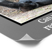 Funny Gorilla, zu viel Weekend Party Poster (Ecke)