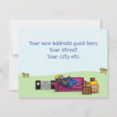 Funny gorillas neue Zuhause Veränderung der Adress (Rückseite)