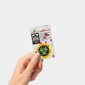 Funny Gory Zombie Apokalypse Response Team ID Ausweis (Handheld)