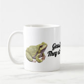 ✨ Funny Gossip Frog Mug |“They Drink & Talk” Quote Kaffeetasse (Links)