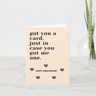 Funny Got dir eine Card Jubiläumsgrusskarte Dankeskarte