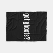 Funny Got Ghosts Paranormal Investigator Ghost Lov Fleecedecke (Vorderseite (Horizontal))
