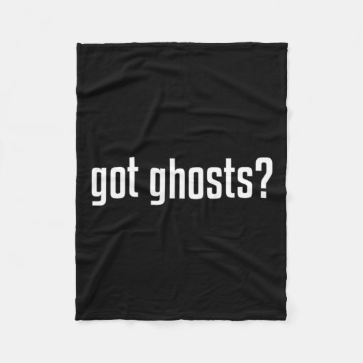 Funny Got Ghosts Paranormal Investigator Ghost Lov Fleecedecke (Vorderseite)