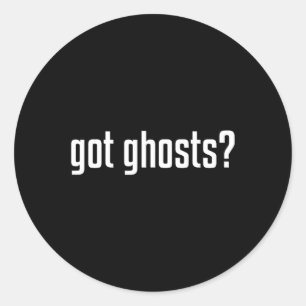 Funny Got Ghosts Paranormal Investigator Ghost Lov Runder Aufkleber