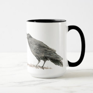 Funny Got Kaffee, Wo ist der Kuchen? Ravens Bird Tasse