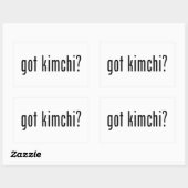 Funny "got kimchi?" Aufkleber (Blatt)