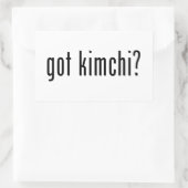 Funny "got kimchi?" Aufkleber (Tasche)